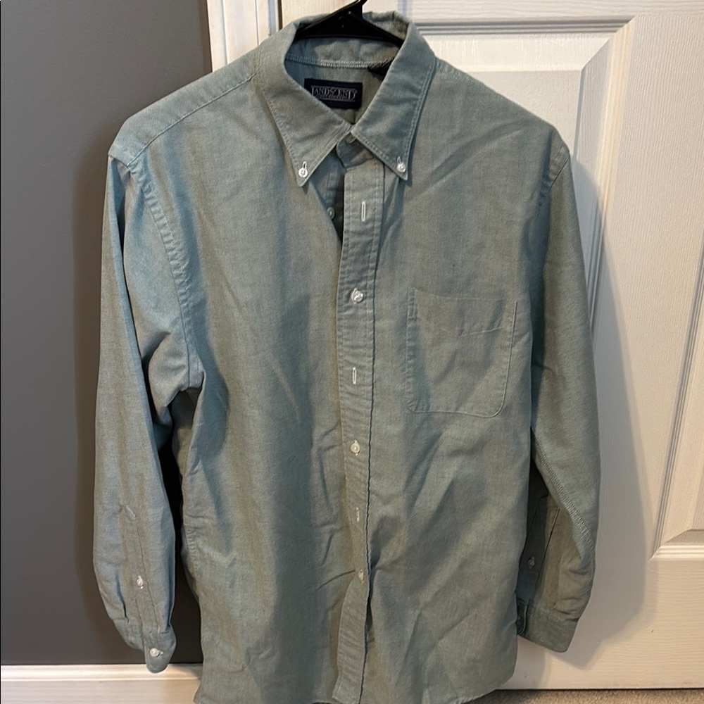 Lands’ End Men's Green Shirt